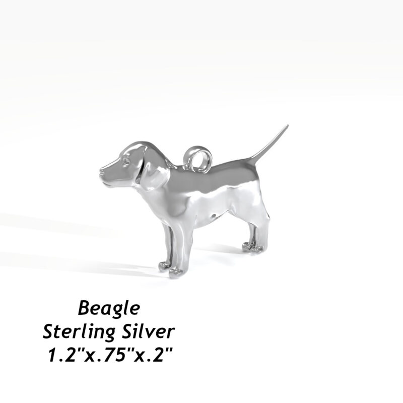 Beagle Sterling Silver pendant